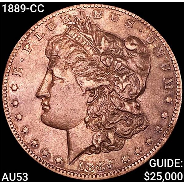 1889-CC Morgan Silver Dollar CLOSELY UNCIRCULATED