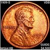 Image 1 : 1909-S VDB Wheat Cent CHOICE BU RB