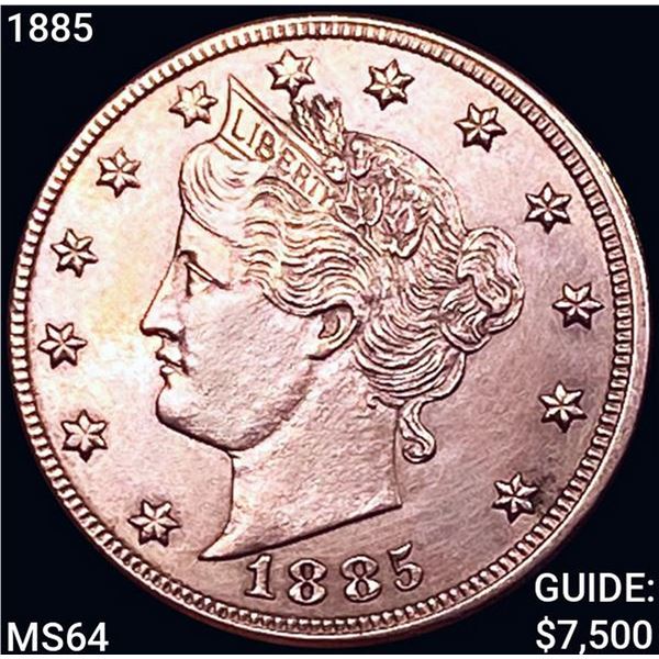 1885 Liberty Victory Nickel CHOICE BU