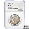 Image 1 : 1934-D Walking Liberty Half Dollar NGC MS66