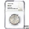 Image 1 : 1939-D Walking Liberty Half Dollar NGC MS66+