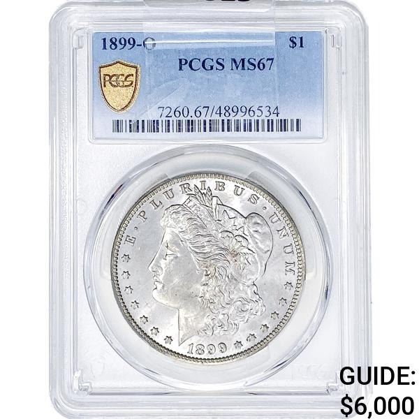 1899-O Morgan Silver Dollar PCGS MS67