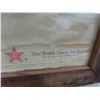 Image 5 : 1924 Large Framed Star Brand Shoe Calender 24'' x 34'' 