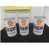 Image 1 : 3 Shell Super Multigrade Motor Oil Quart Cans with Product