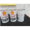 Image 4 : 3 Shell Super Multigrade Motor Oil Quart Cans with Product