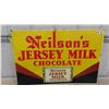 Image 1 : Neilson's Jersey Milk Chocolate Metal Embossed Sign 23" x 35" - Gorgeous 