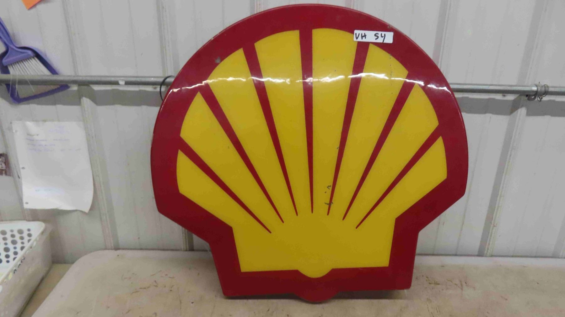 Shell Fiberglass Fence Sign 28.5