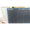 Image 2 : Pepsi Golf Chalkware Score Board - Malmac 18" x 43"