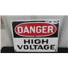 Image 1 : High Voltage Danger Porcelain Sign