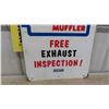 Image 8 : Walker Muffler 2 Sided Metal Sign 24'' x 36''