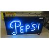 Image 1 : Neon Pepsi Sign 18'' x 36''