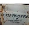 Image 2 : Delivery Truck Door with Advertisement Ice-Cap Frozen Food