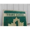 Image 2 : Trans Canada #1 Manitoba Metal Sign 36" x 45" 