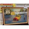 Image 1 : Wooden 3 Dimensional Route 66 Picture
