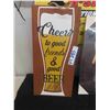 Image 2 : 2 Beer Drinkers Signs  ; Wooden 8" x 17" & 11.5" x 15.5" 