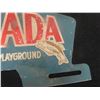 Image 3 : Canada Vacation Playground Metal License Plate Topper 5'' x 10''