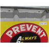 Image 2 : Imperial Tobacco Prevent Fires Metal Sign 15'' x 17''