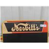 Image 2 : 1961 Nesbitts California Orange Metal Embossed Chalkboard 19 1/2'' x 27 1/2''