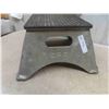 Image 2 : Railway CPR Conductor Step Up Stool, Metal with Rubber Lined Top 17'' x 19'' x 10''