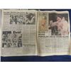 Image 2 : The Star Newspaper 08/1978 Souvenier Pullout Elvis Memorial , 8 Elvis Cards