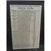 Image 2 : Vivid Vintage First Newspaper Account of the Cyster Massacre July 6th, 1876 in an Antique Wood 