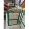 Image 8 : Vintage Gibbs Store Tackle Display with 6 Double Sided Pages 9'' x 15'' , Total Height 21'' x 21'' 