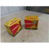 Image 12 : (5) Vintage Canuck Shotshell Boxes 10 , 12 & 16 Gauge , Wood Canuck Ammo Box 14'' x 9'' x 9.5'' 