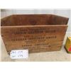 Image 2 : (5) Vintage Canuck Shotshell Boxes 10 , 12 & 16 Gauge , Wood Canuck Ammo Box 14'' x 9'' x 9.5'' 