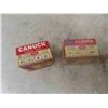 Image 9 : (5) Vintage Canuck Shotshell Boxes 10 , 12 & 16 Gauge , Wood Canuck Ammo Box 14'' x 9'' x 9.5'' 