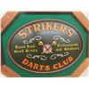 Image 2 : Strikers Dart Club Wooden Felt Sign 29'' x 36''