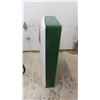 Image 8 : Metal Vintage Wall Mount Service Station Bathroom Garbage Can 7" x 17" x 37" 