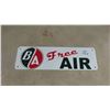 Image 1 : BA Free Air Metal Sign 4.5" x 14"