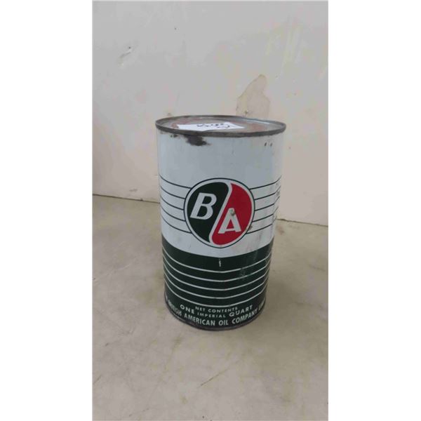 BA Oil Quart Can with Product