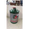 Image 1 : BA Logo Restored Gas Can with Wooden Handle 11" x 16" t