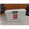 Image 1 : 7Up Picnic Cooler 13" x 13" x 22" - Fiberglass/ Plastic , Not Metal
