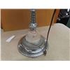 Image 2 : Chrome Ashtray Stand with Lamp with Tulip Shade