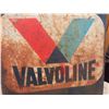 Image 2 : Valvoline Metal Vintage 2 Sided Sign 30" x 30" 