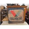 Image 3 : Valvoline Metal Vintage 2 Sided Sign 30" x 30" 