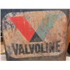 Image 4 : Valvoline Metal Vintage 2 Sided Sign 30" x 30" 