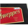 Image 3 : Schweppes Metal 2 Sided Sign 9" x 16.5" 