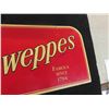 Image 7 : Schweppes Metal 2 Sided Sign 9" x 16.5" 