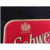 Image 8 : Schweppes Metal 2 Sided Sign 9" x 16.5" 