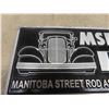 Image 2 : Cast Plaque Manitoba Street Rod Association 5.5" x 9.5"