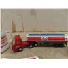 Image 2 : Esso Advertising Items ; Tonka Tanker, Cups, Ashtray, Bottle Opener, Salt + Pepper