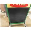 Image 3 : Modern Coca-Cola Side Walk Self Standing Menu Board 20.5" x 28" plus stand