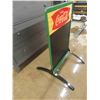 Image 4 : Modern Coca-Cola Side Walk Self Standing Menu Board 20.5" x 28" plus stand