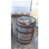 Image 1 : Solid Wood Jim Beam Whiskey Barrel - 45 Gal