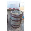 Image 1 : Solid Wood Jim Beam Whiskey Barrel - 45 Gal