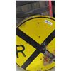 Image 4 : Railroad Crossing Sign - Metal 30" Diameter