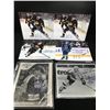 Image 1 : NHL AUTOGRAPHED 8 X 10 LOT (BURROWS/REDMOND)